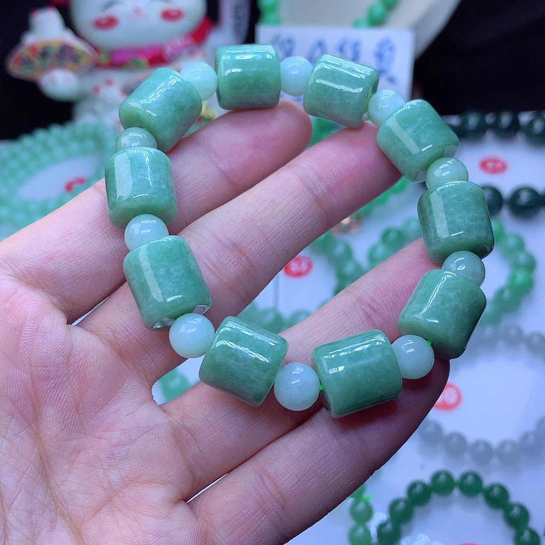 翡翠毛衣链未镶嵌卡12.5