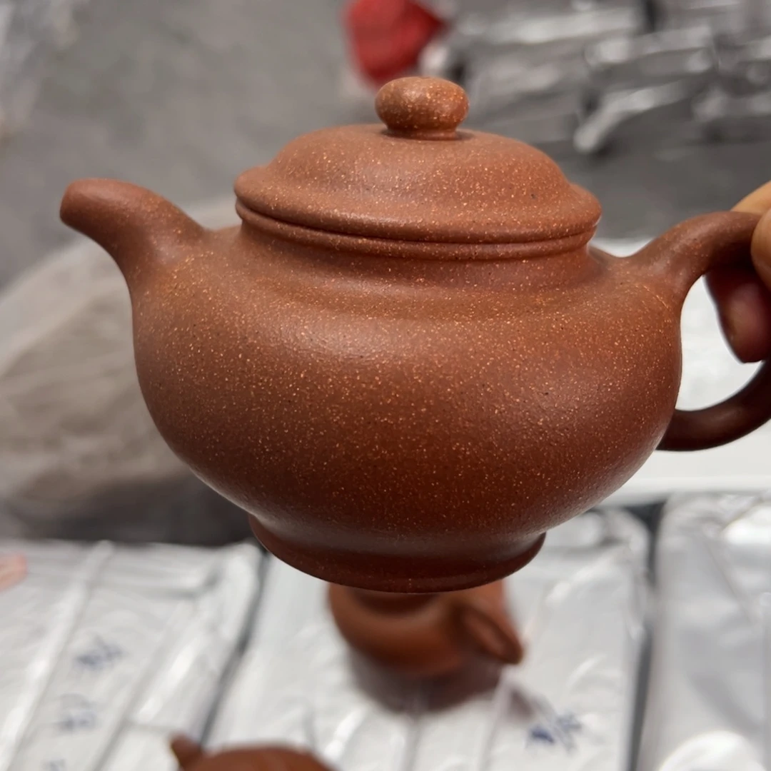 紫砂茶壶黄龙山原矿黄降坡275