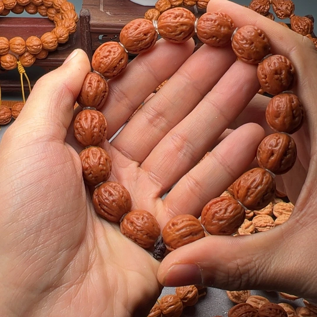 中***登手串文玩核桃16八棱