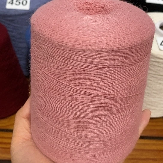 26/2支高货山羊绒约1斤粉色