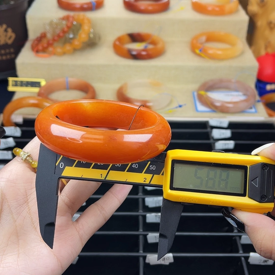 非金属无162号 茄山老油料 58圈口 正番茄色