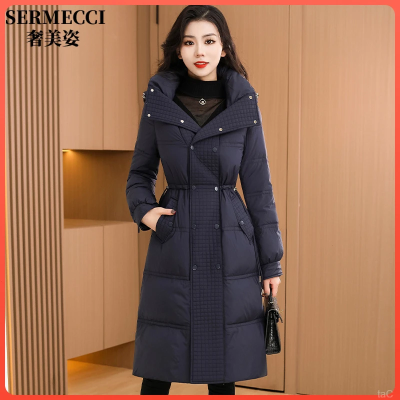 优雅羽绒服女冬季2025年新款时尚洋气品牌奢华加厚高级感高端外套