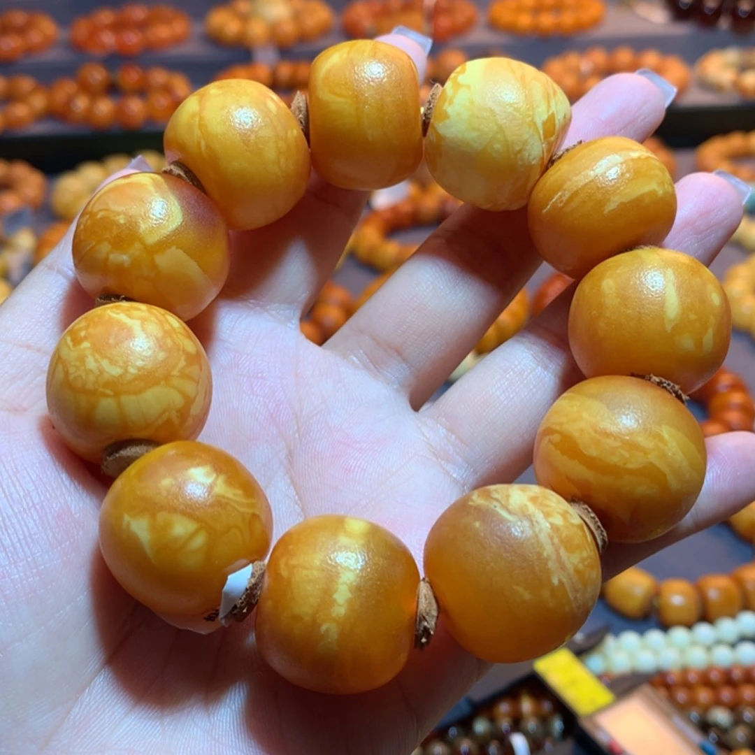 【闪购商品】手串蜜蜡未镶嵌蜜蜡手串