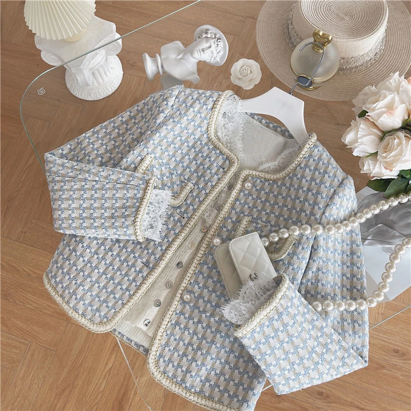 女宝小香风西装外套春季 RT081