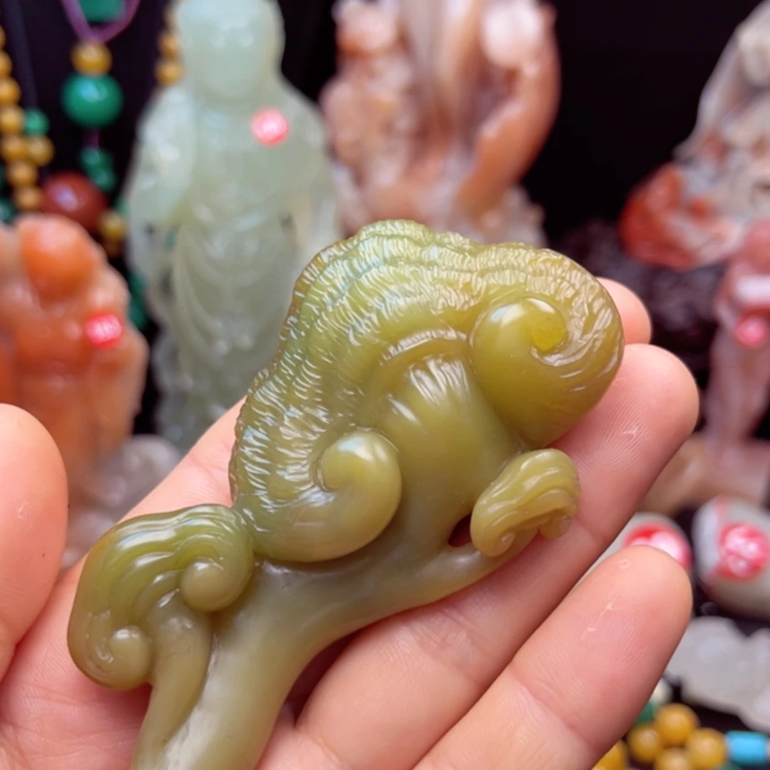 【闪购商品】寿山石灵芝手把件