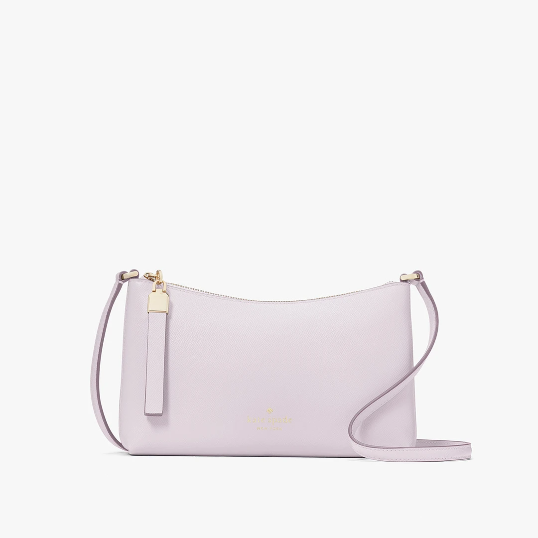 kate spade|国庆礼物品牌自营SADIE简约小号纯色拉链单肩包Hobo