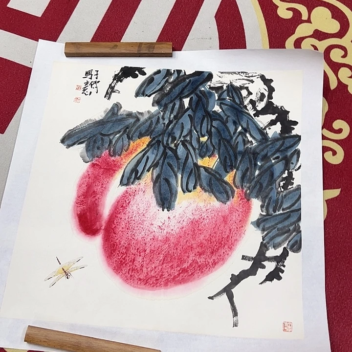 国画书画作品多次