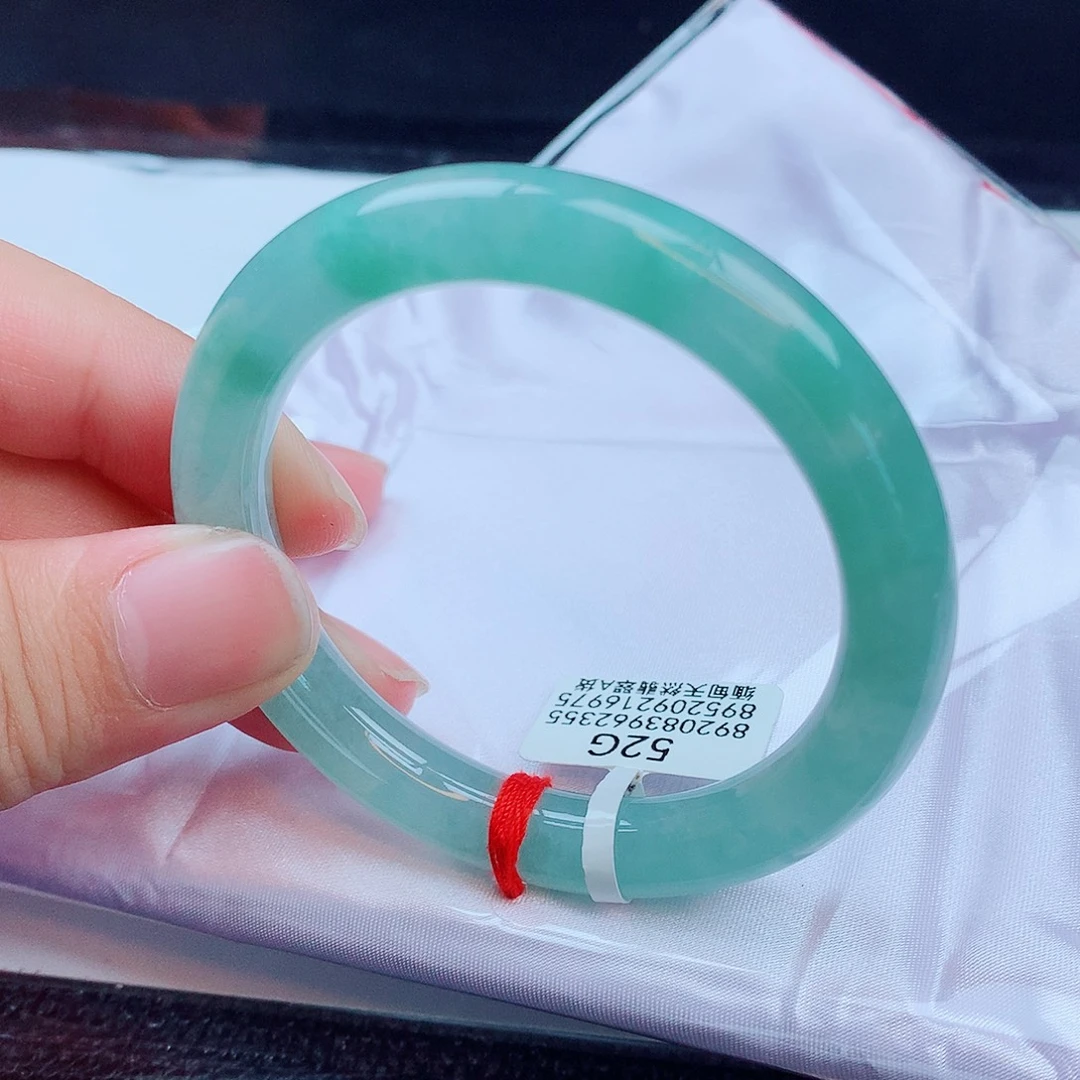 翡翠未镶嵌手镯天然缅甸翡翠A货手镯