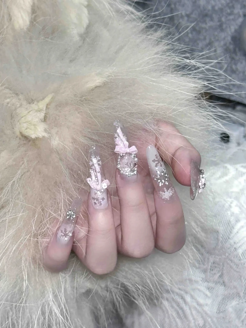 【诞愿】圣诞风碎钻ins纯手工穿戴