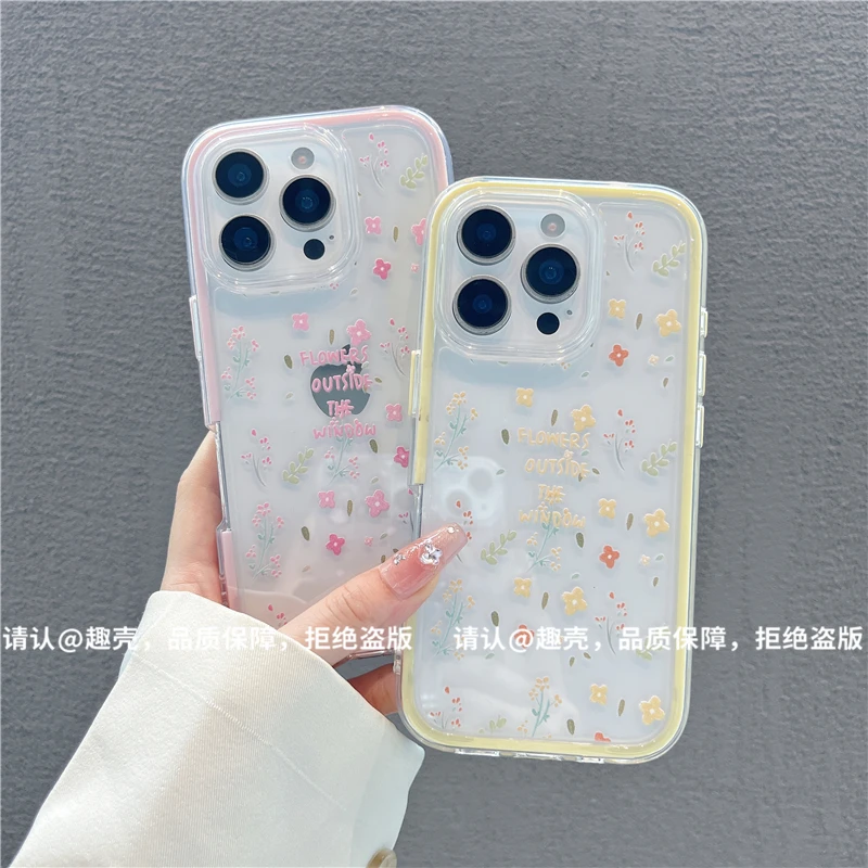 三合一炫彩适用苹果16/iPhone/华为/手机壳15/14防摔Pura70爆款潮