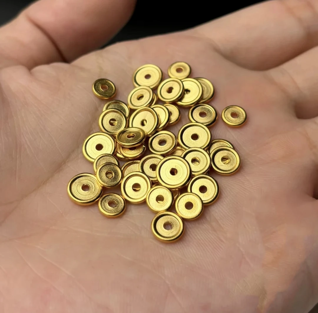 925银银制品 配饰925隔片车轮隔片