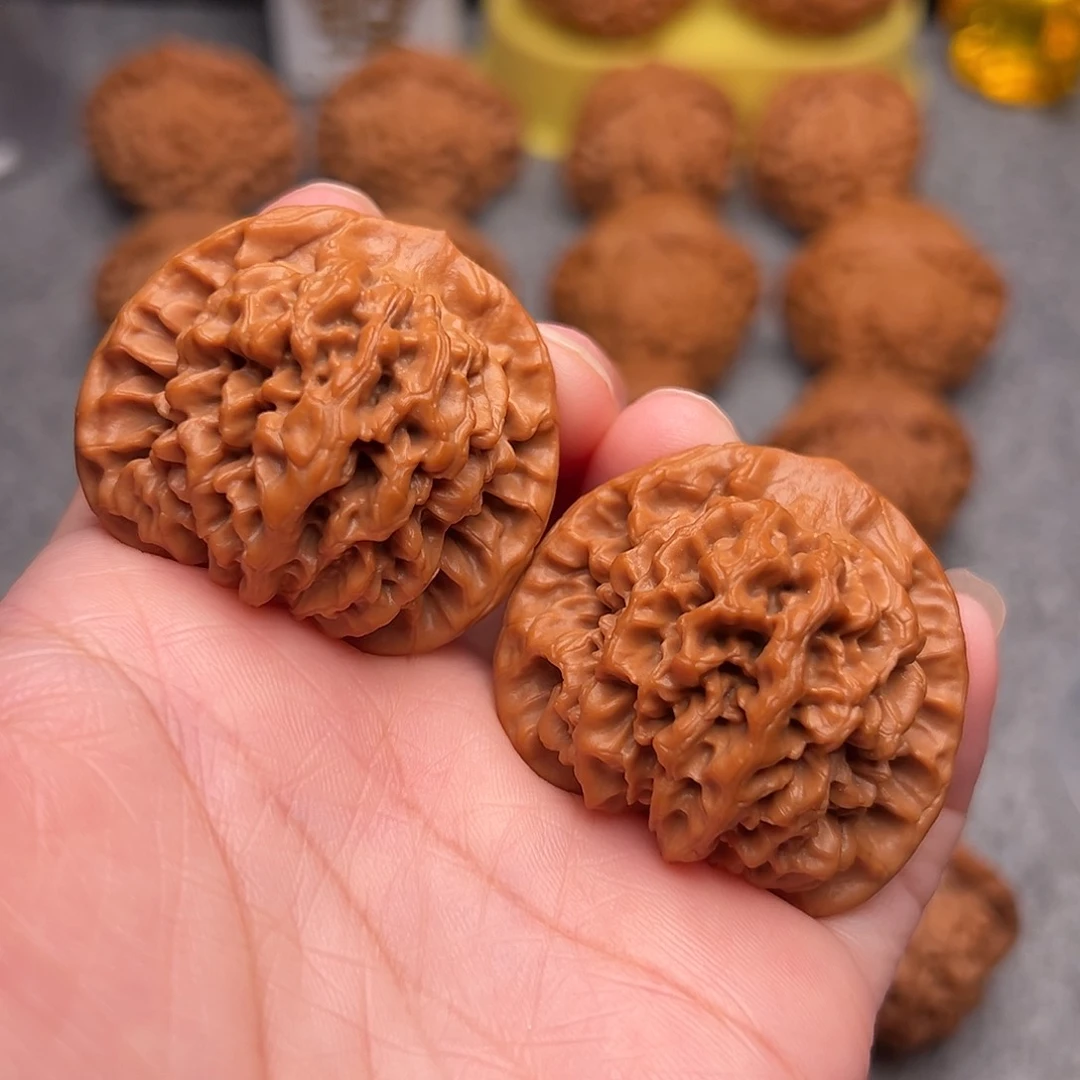 把件文玩核桃华*精品毕业款秦闷狮子王41.8全品