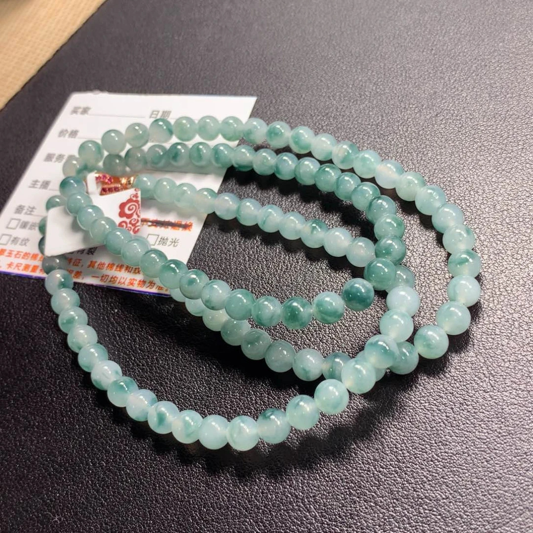 翡翠颈饰未镶嵌项链