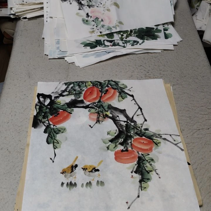 白***水国画国画花鸟花鸟花鸟