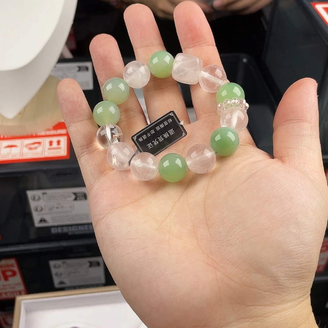 手链水晶银S925镶嵌