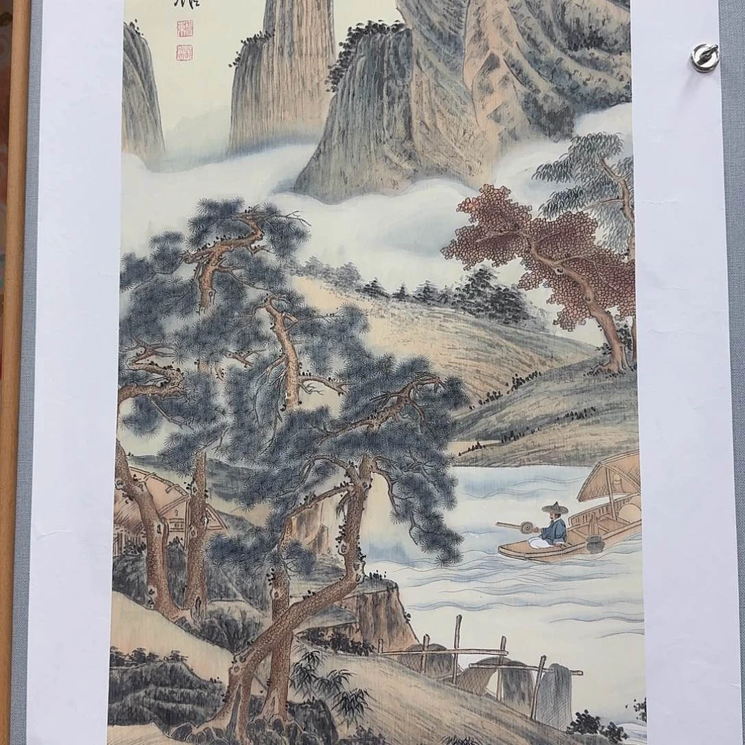 国画多次参加国内外大型