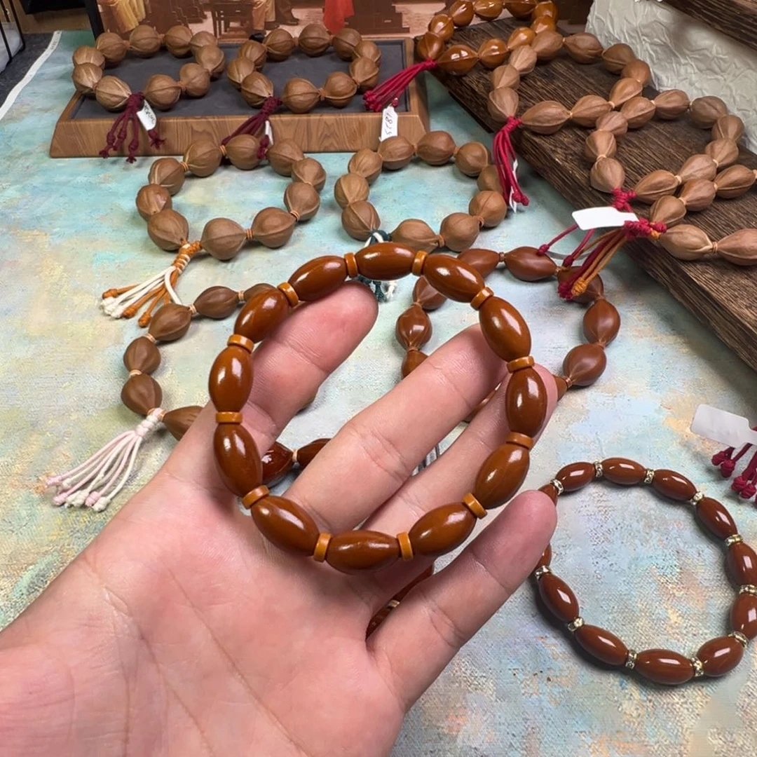 橄榄核手串/手链w**s1.0水晶核手串