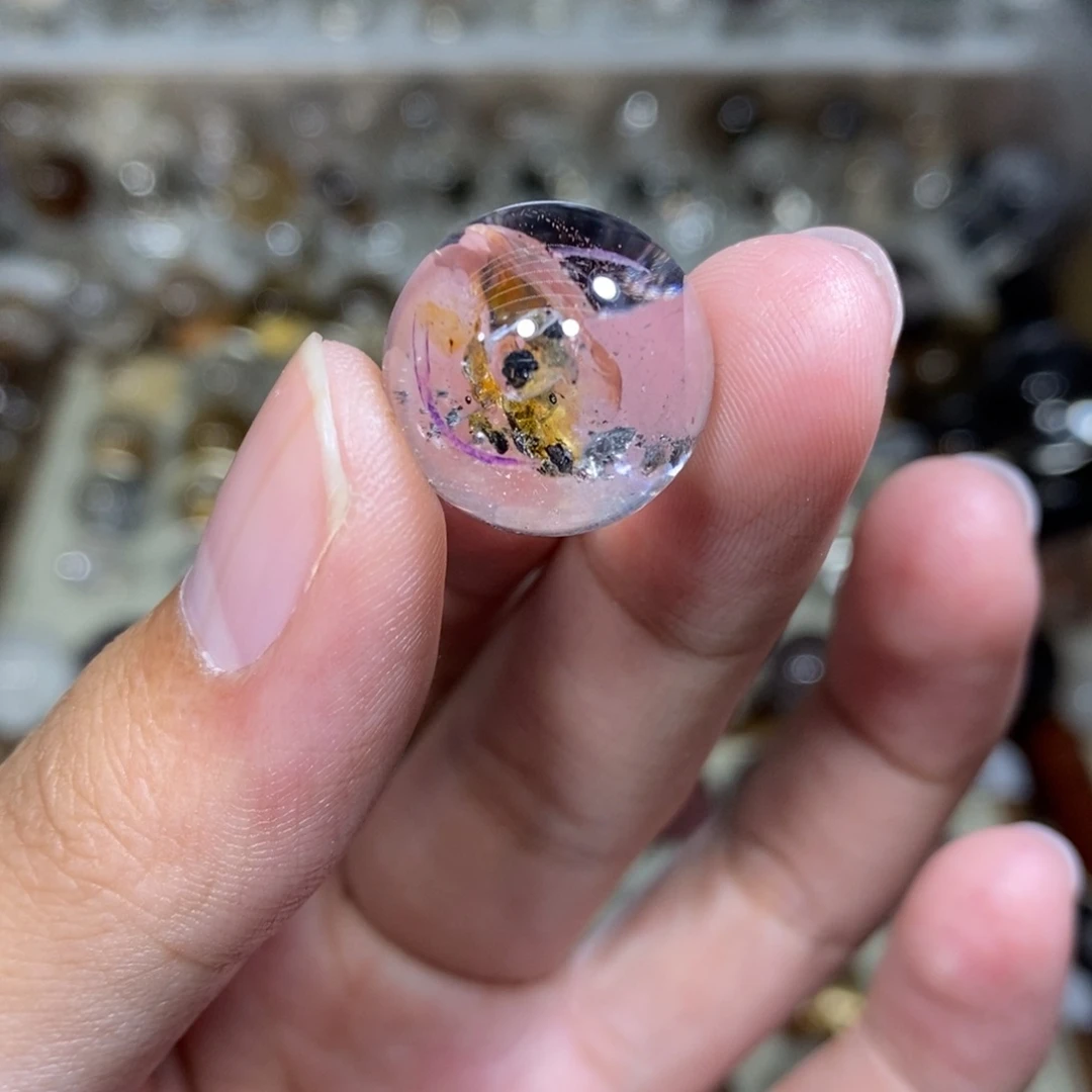 未镶嵌珠宝半成品水晶17.7m