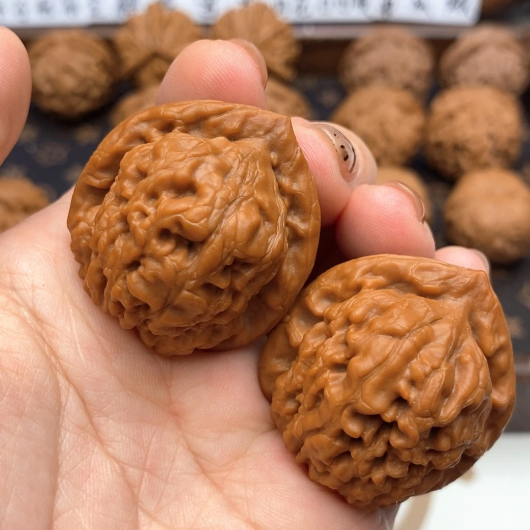 把件文玩核桃35尺全品金字塔