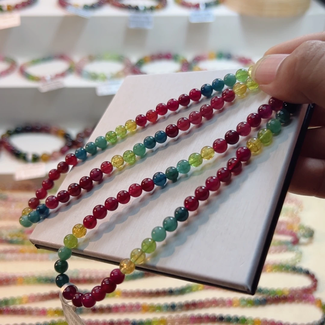 未镶嵌碧玺手链碧玺