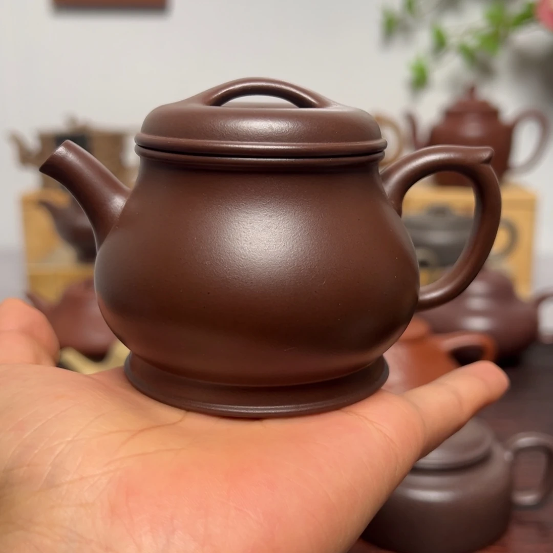 茶壶紫砂150cc陈腐老紫泥