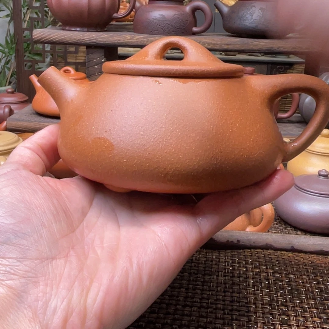 紫砂茶壶宜兴原矿紫手工制320