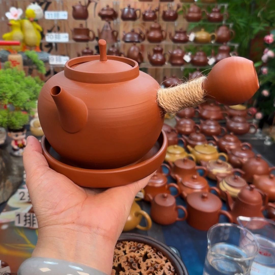 茶壶朱泥吴****）朱泥茶壶700c