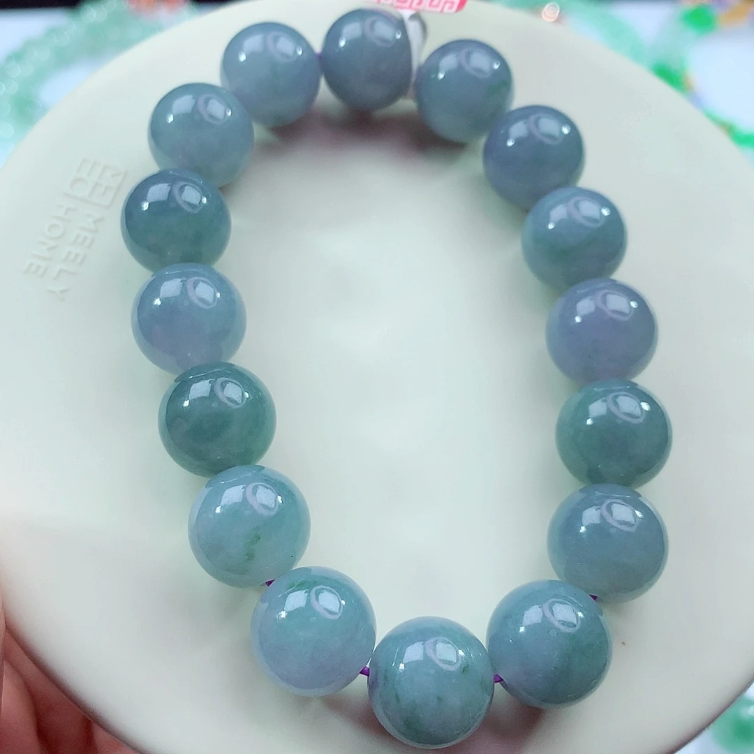 翡翠未镶嵌手链卡12.5