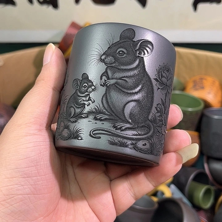 茶杯紫砂全手工紫砂主人杯
