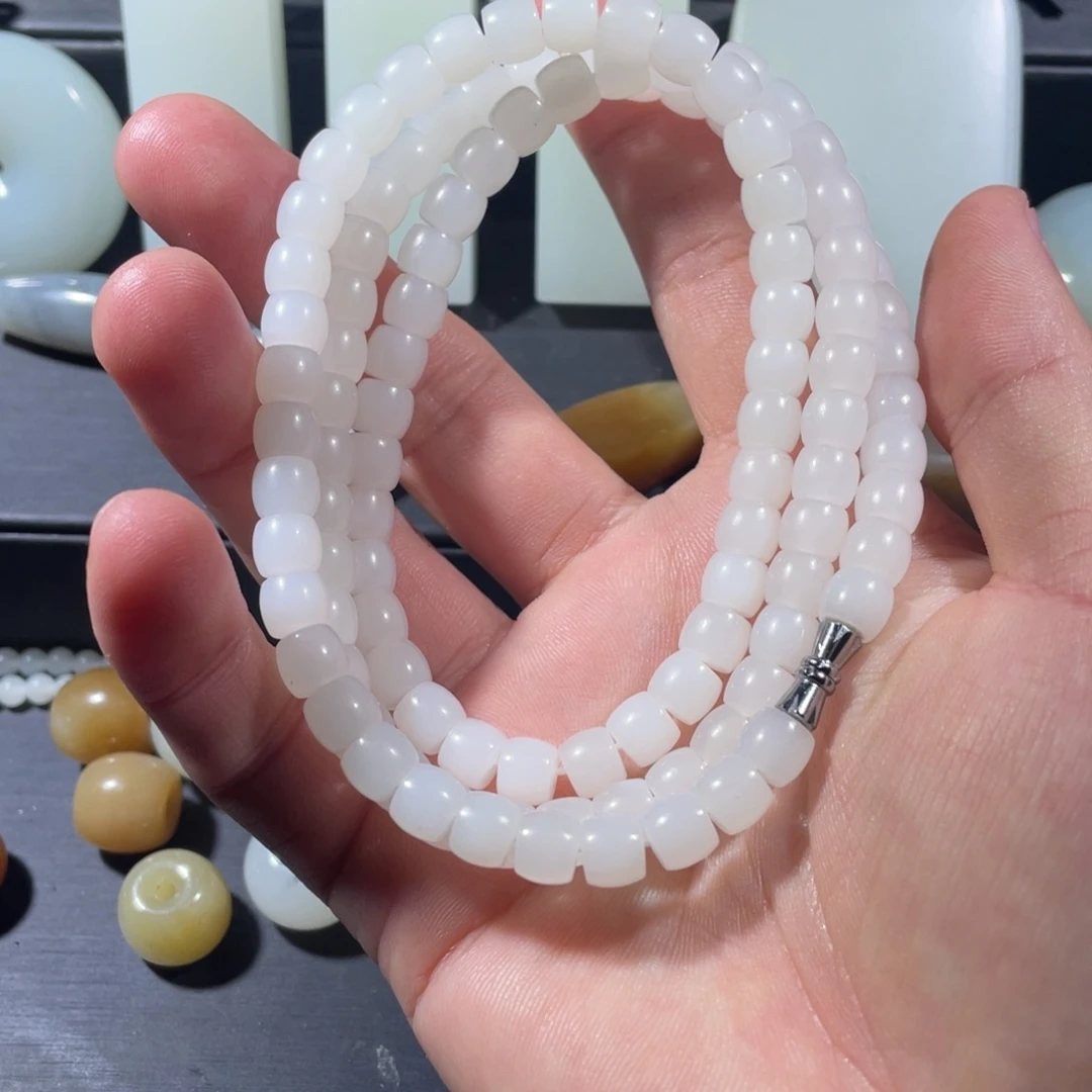 和田玉未镶嵌吊坠(不含链)项链