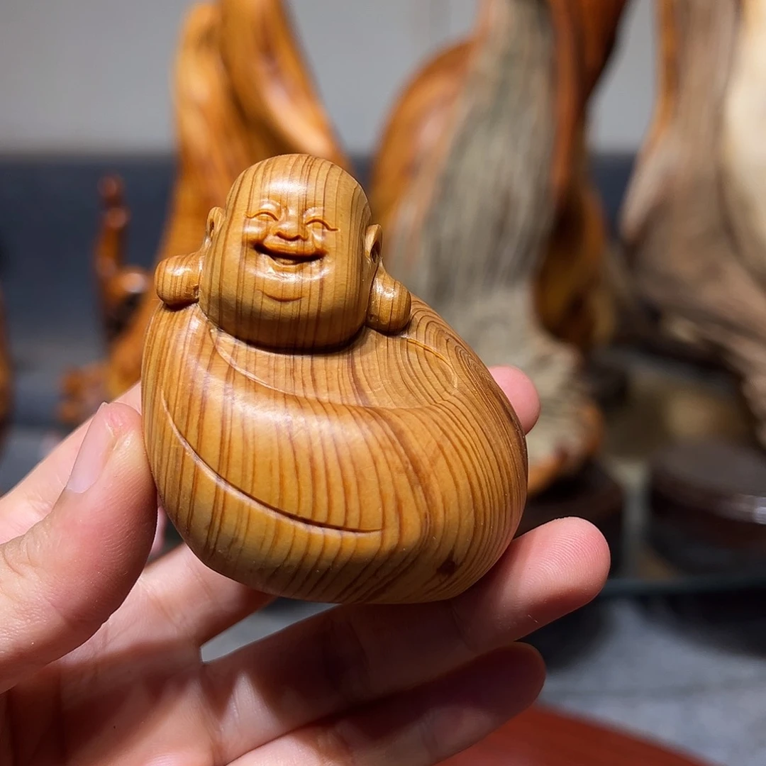 柏木崖柏木手把件摆件