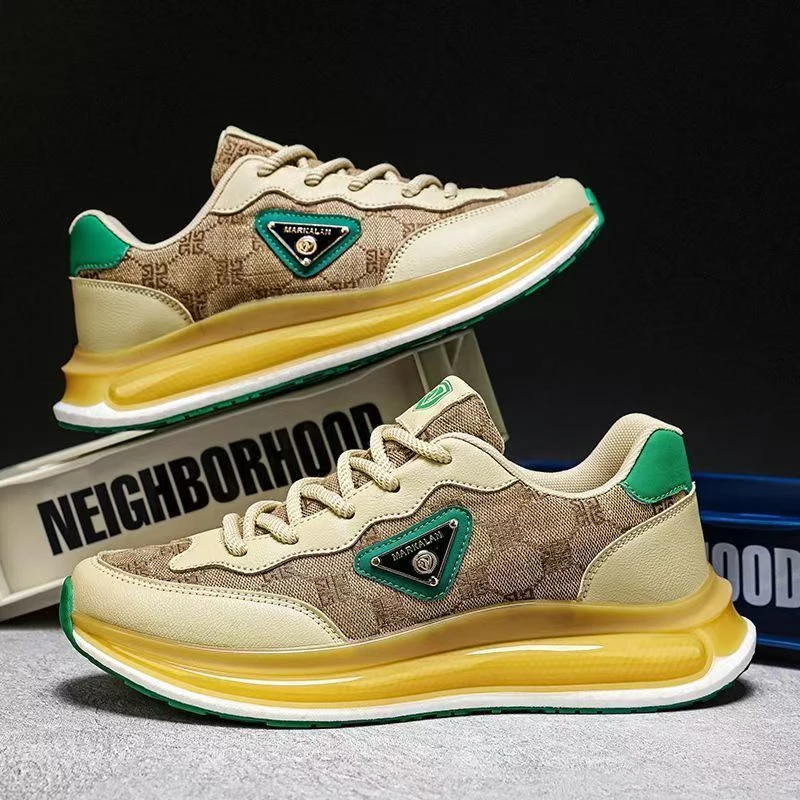 马克运动缓震轻便高端韩版轻奢舒适爆米花柔软气垫休闲鞋