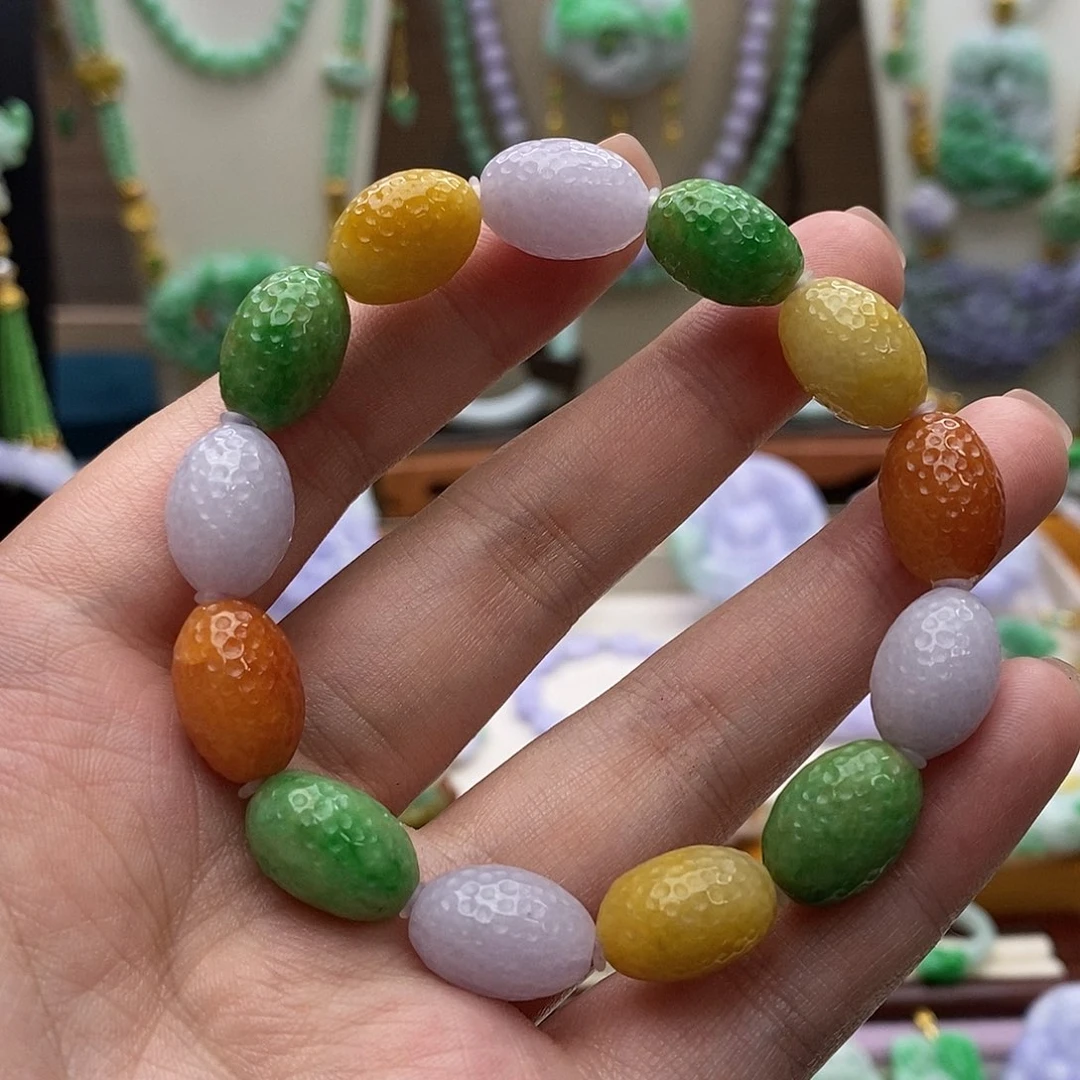 颈饰未镶嵌翡翠手链