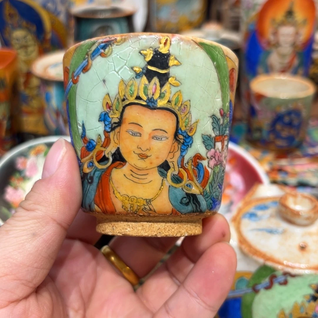 剪*手工制作文殊菩萨