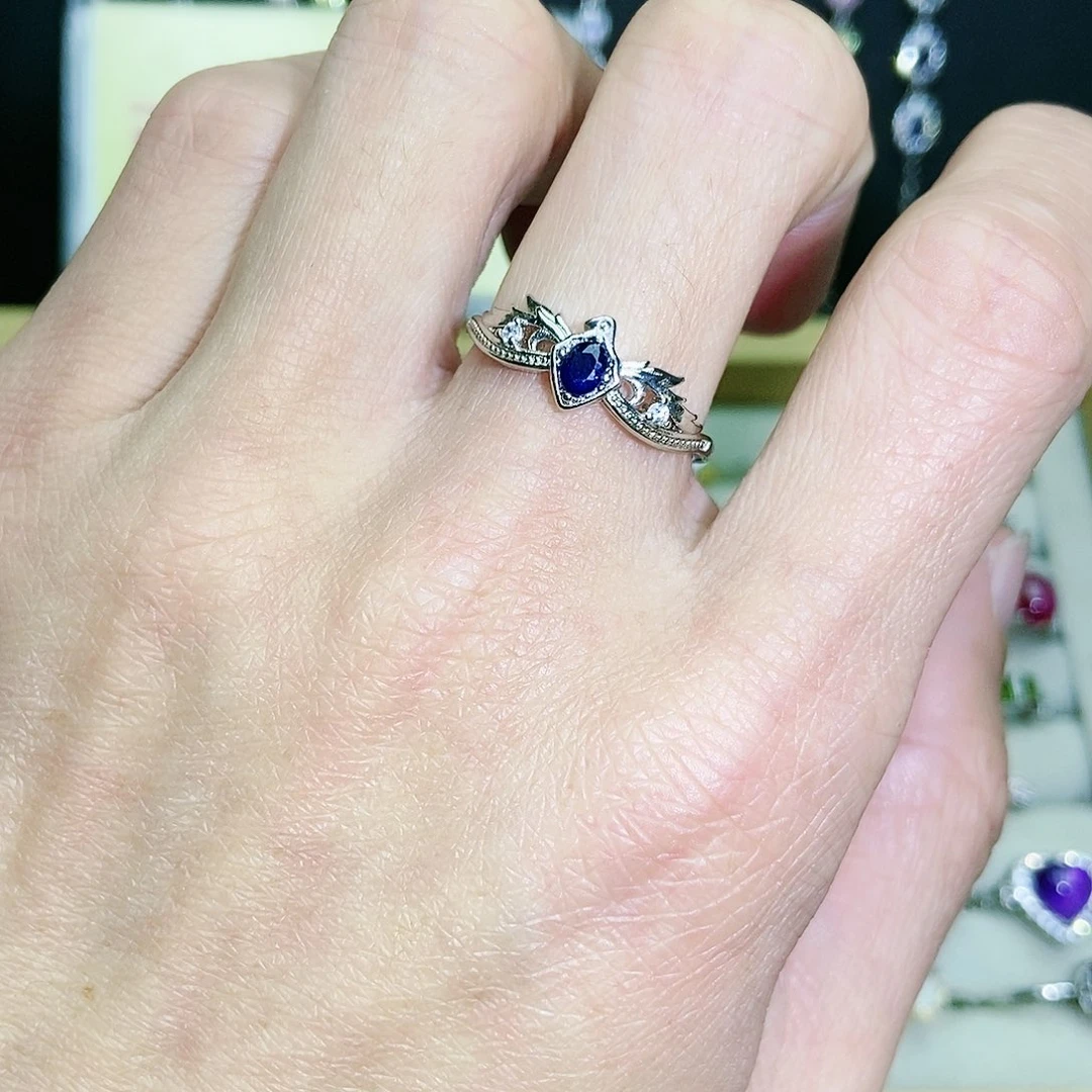 【闪购商品】戒指蓝宝石未镶嵌