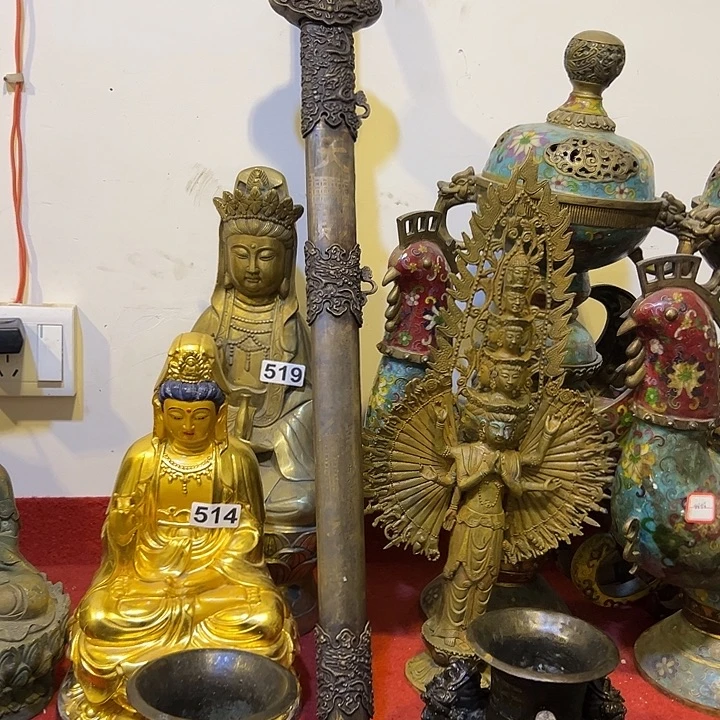 天***涯黄铜摆件，文房工艺品摆件