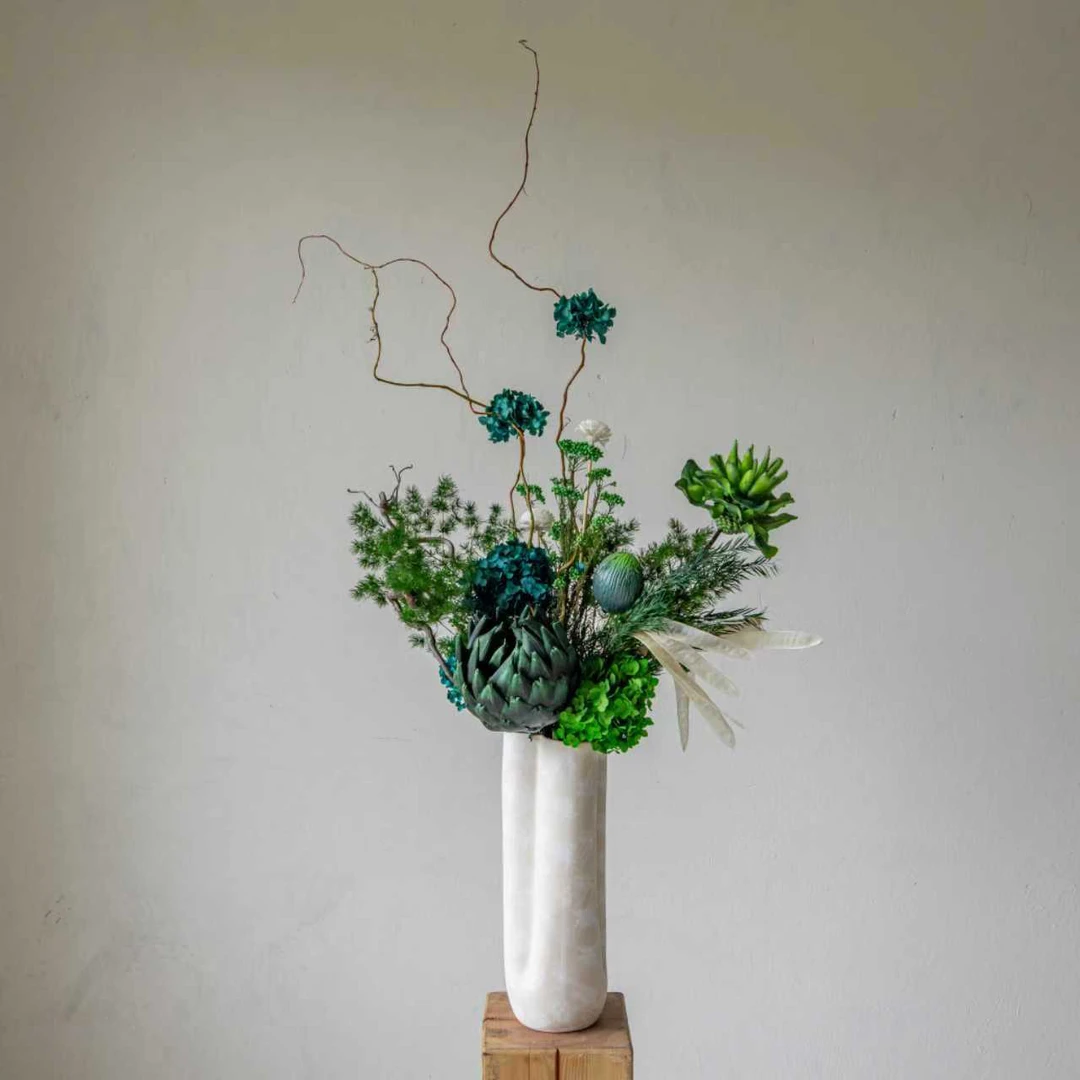 【高山流水】高级家居永生花干花摆件