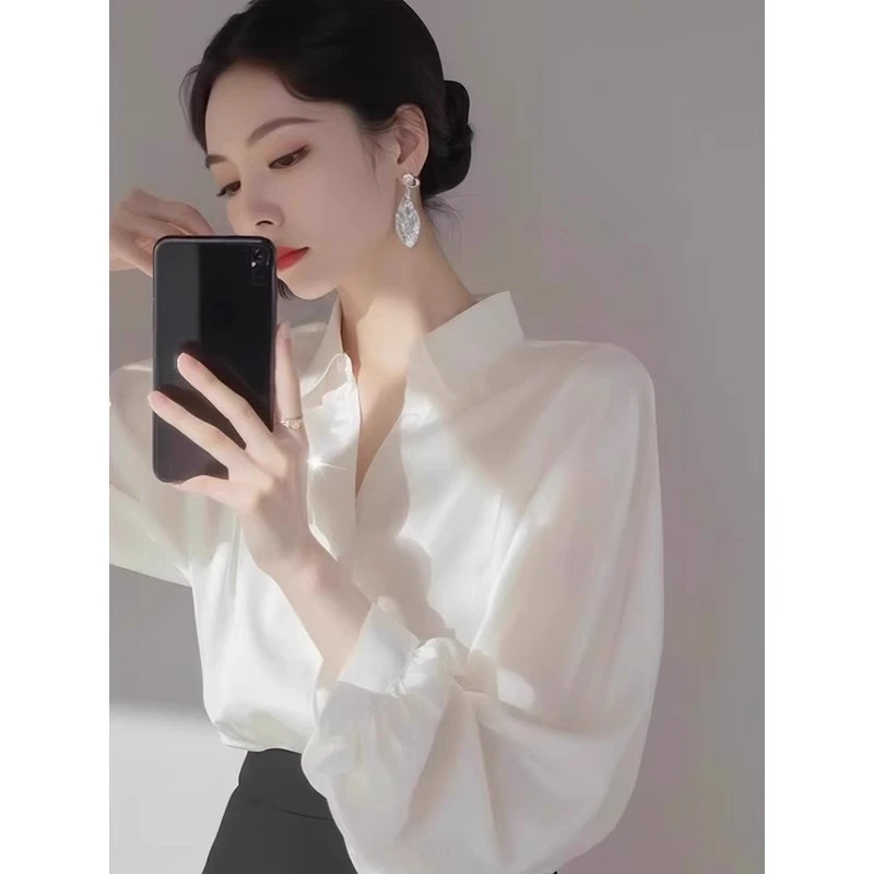 夏季流行穿搭上衣法式气质优雅高级感时尚百搭衬衫防晒衫空调衫女