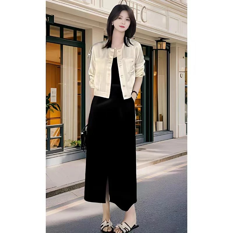 F155  春装搭配一整套老钱风穿搭盐系轻熟风炸街减龄