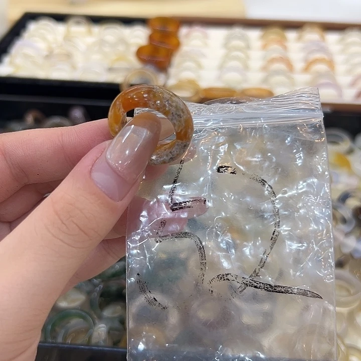 玛瑙/玉髓合金戒指52港15
