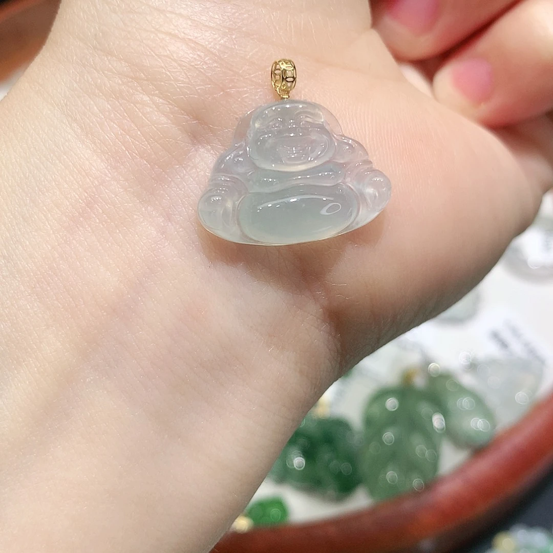 翡翠未镶嵌颈饰缅甸天然翡翠