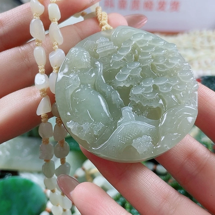 颈饰未镶嵌和田玉