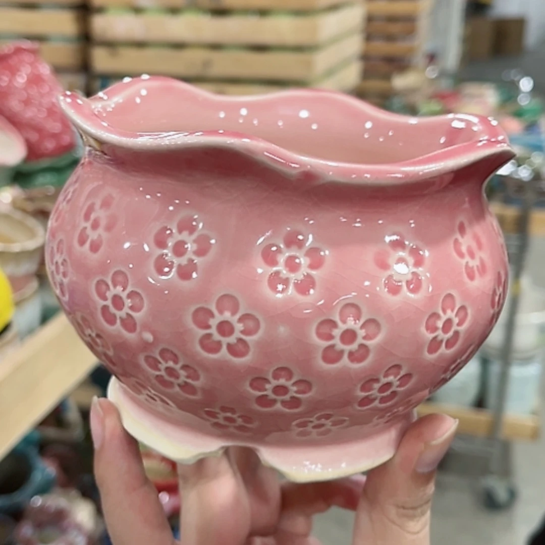 【闪购商品】陶瓷花盆