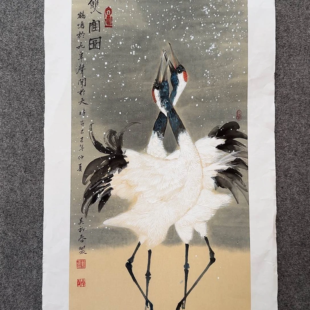国画吴新春老师手绘作品