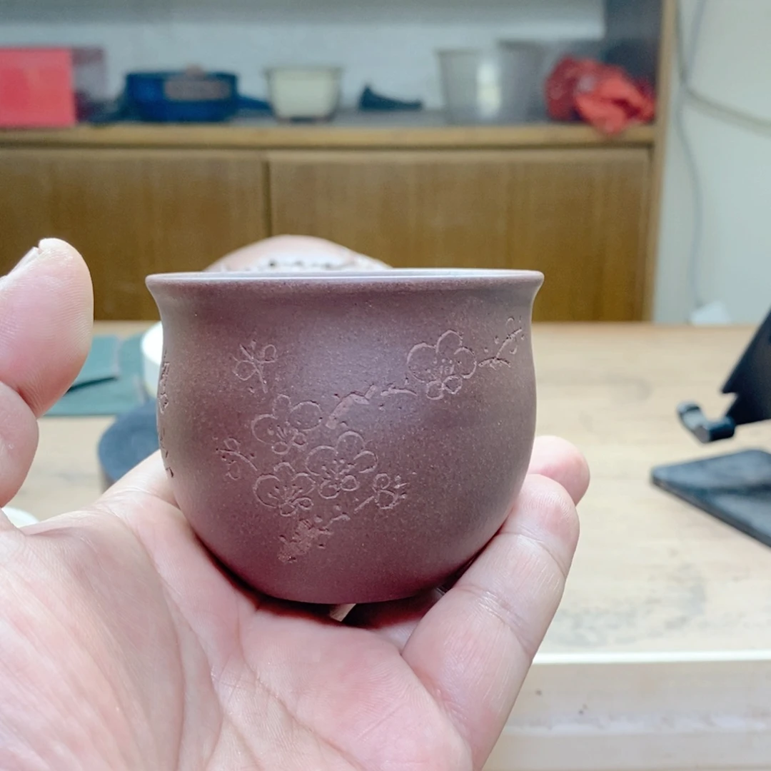 茶***聊茶杯紫砂全手工主人杯