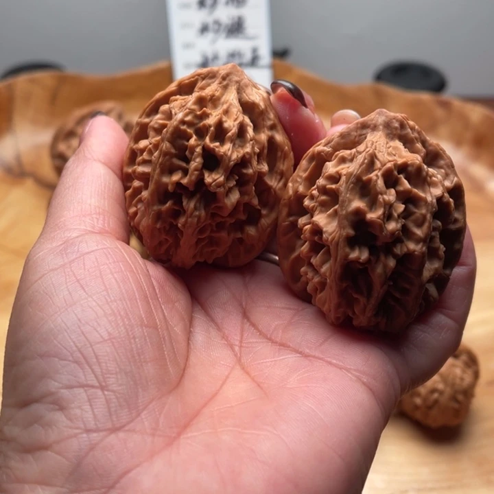 蛋***饭核桃手串/手链秦岭野生核桃