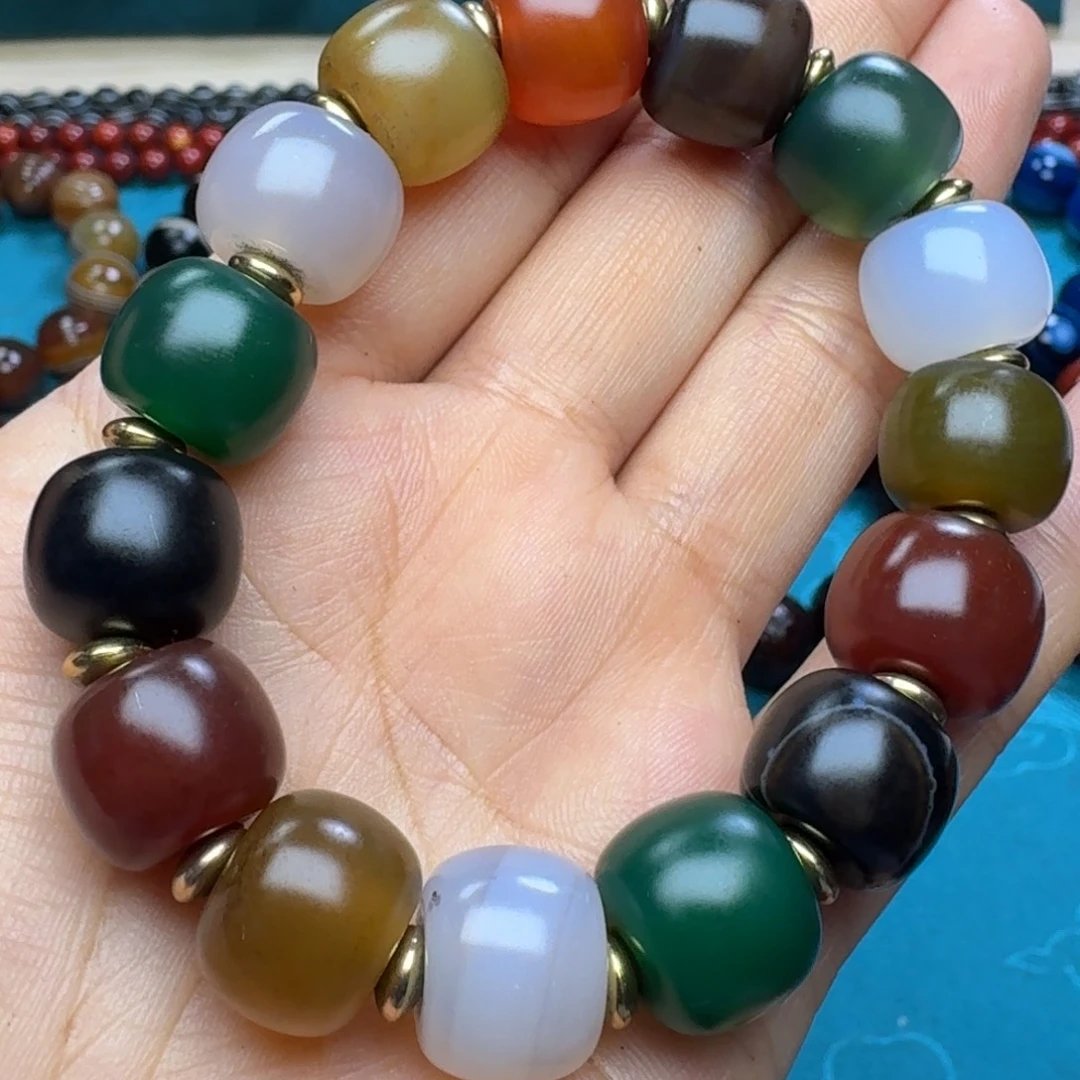 玛瑙/玉髓未镶嵌项链