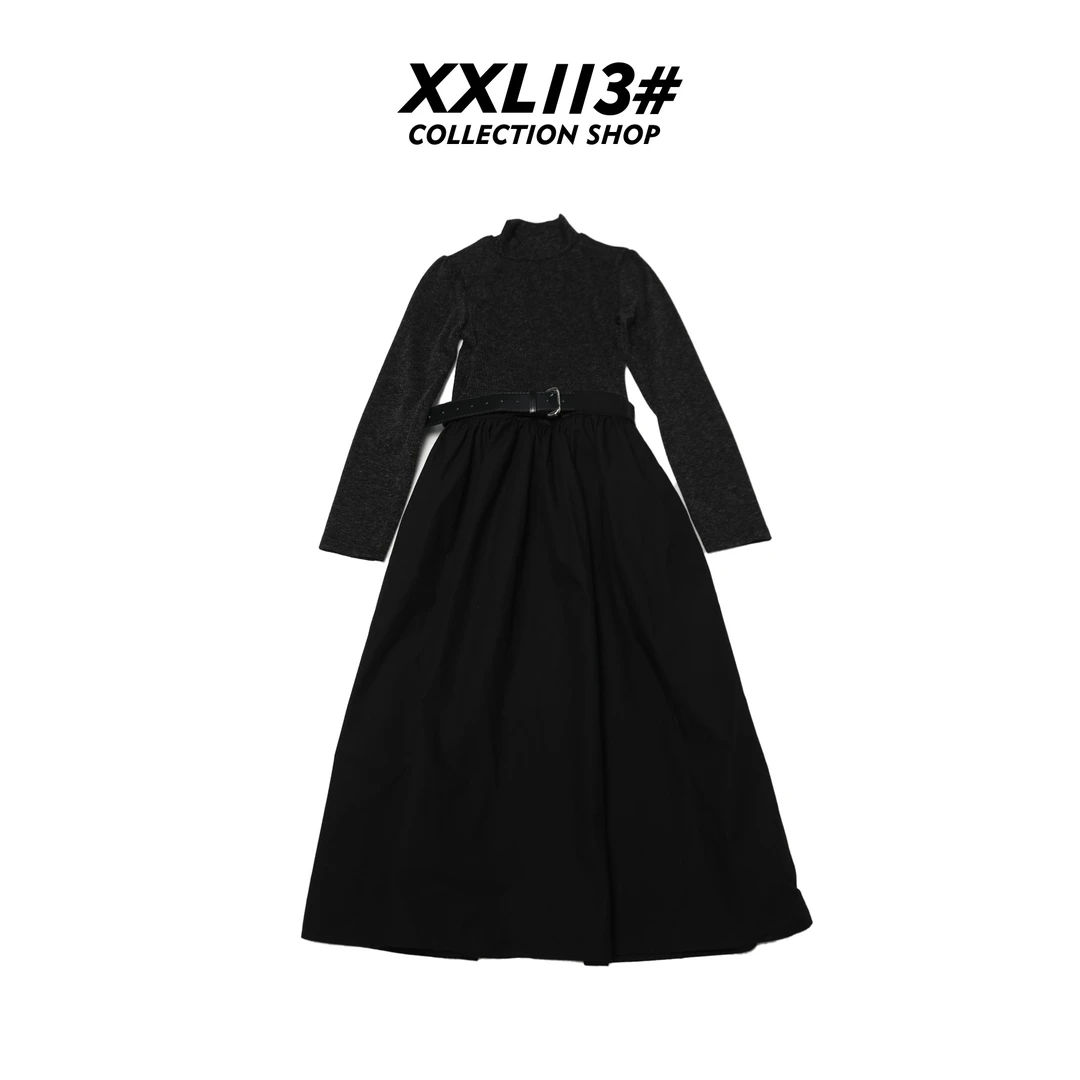 113* CENTRALIZED SHOP长袖单排扣秋季连衣裙X5F15I7076