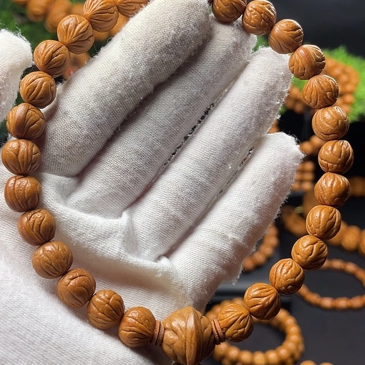 无***功吊坠桃核秦岭龙纹桃核