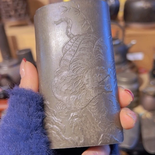 锡中古工艺品摆件